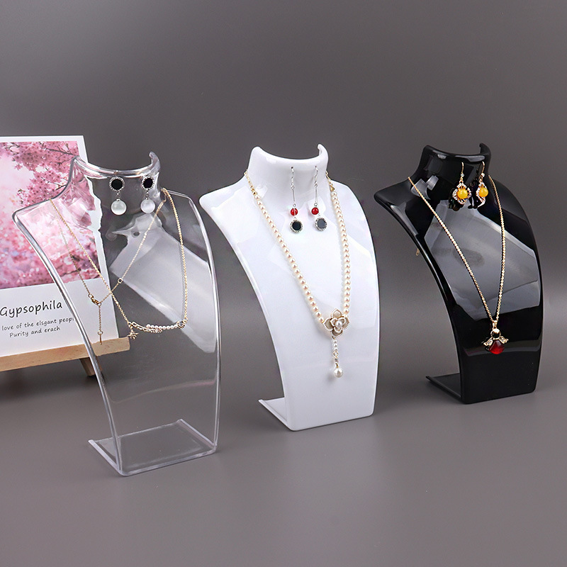Body Jewelry Display Ideas - Manequim de plástico colar exibição busto