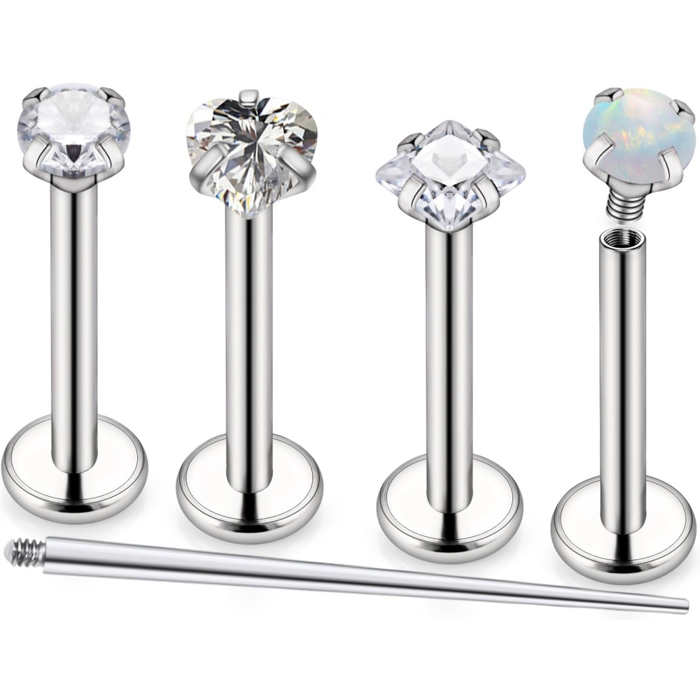 Body Jewelry For Sensitive Skin - Anéis de nariz de aço inoxidável