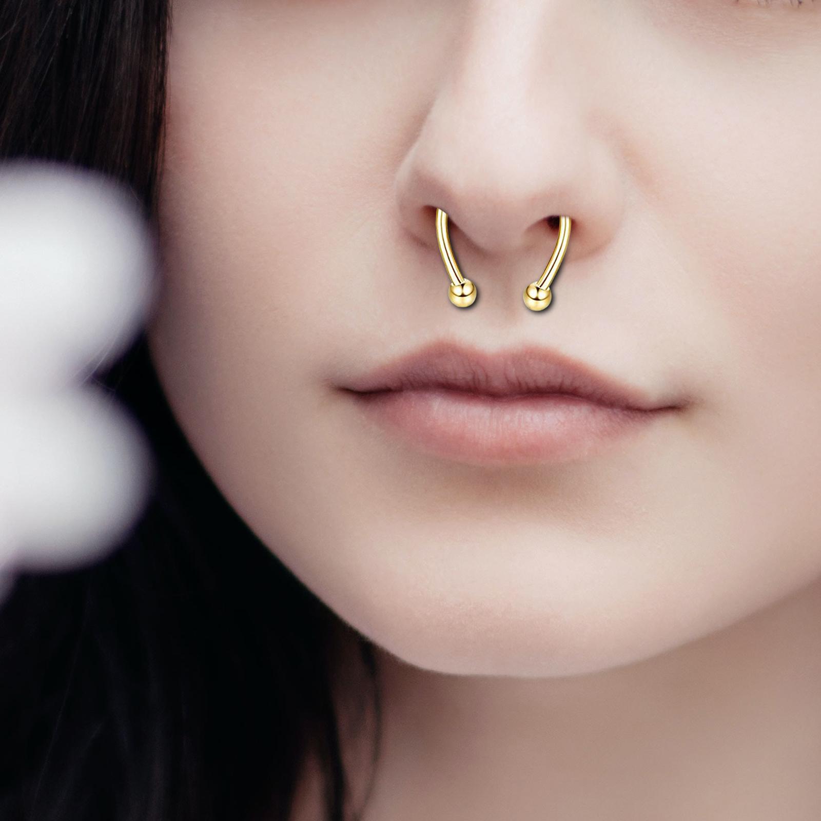 Body Jewelry Shop - Argola Magnética de Aço Inoxidável para
