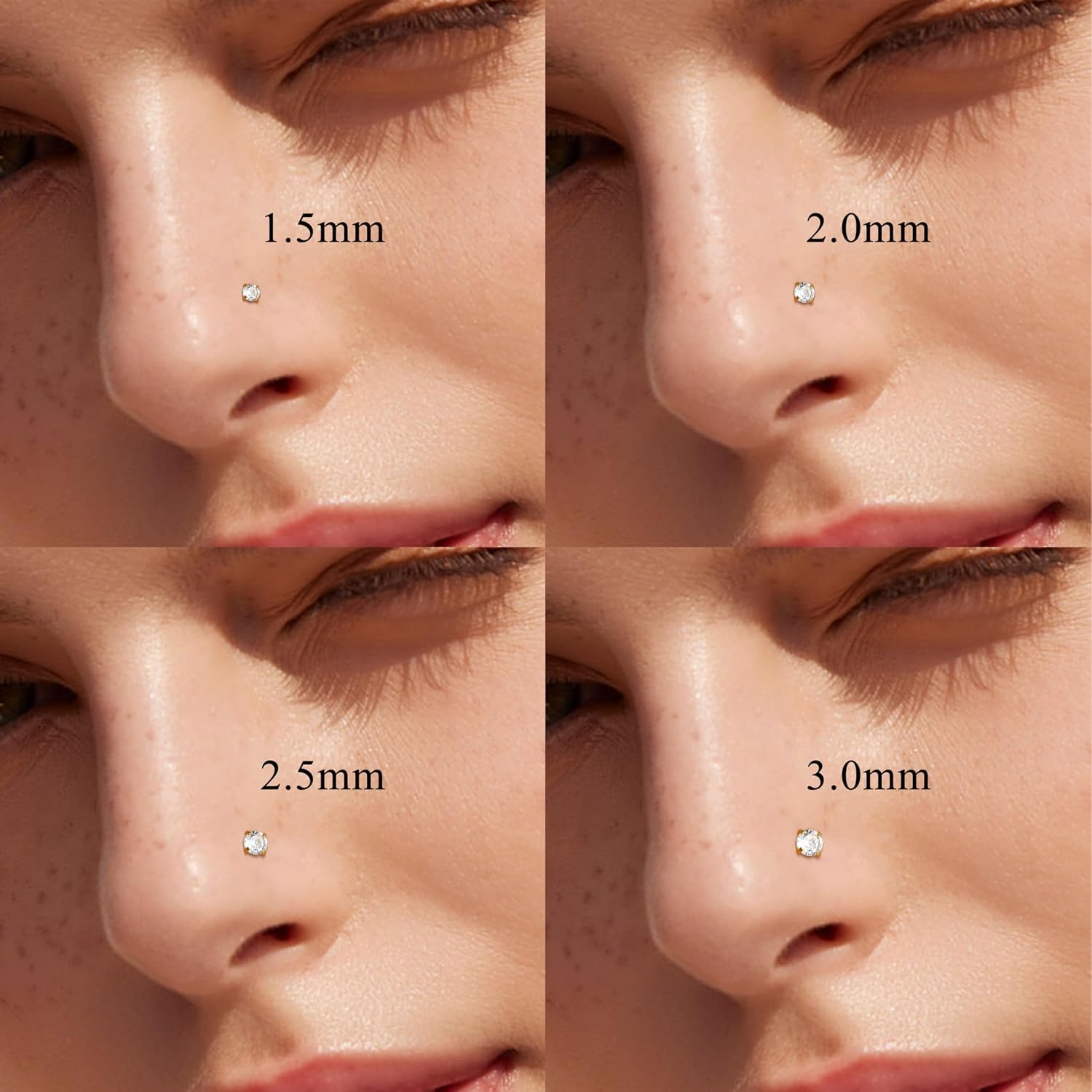 Body Jewelry For Sensitive Skin - ORAZIO 8 Peças 18G 20G Piercing