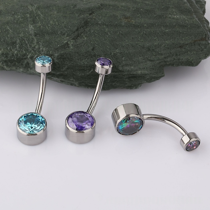 Piercing de Umbigo em Titânio  - Belly Bar Titanium avaliação e preço