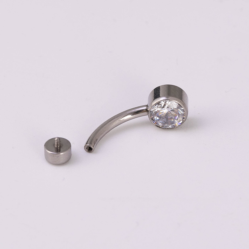 Piercing de Umbigo em Titânio  - Belly Bar Titanium avaliação e preço