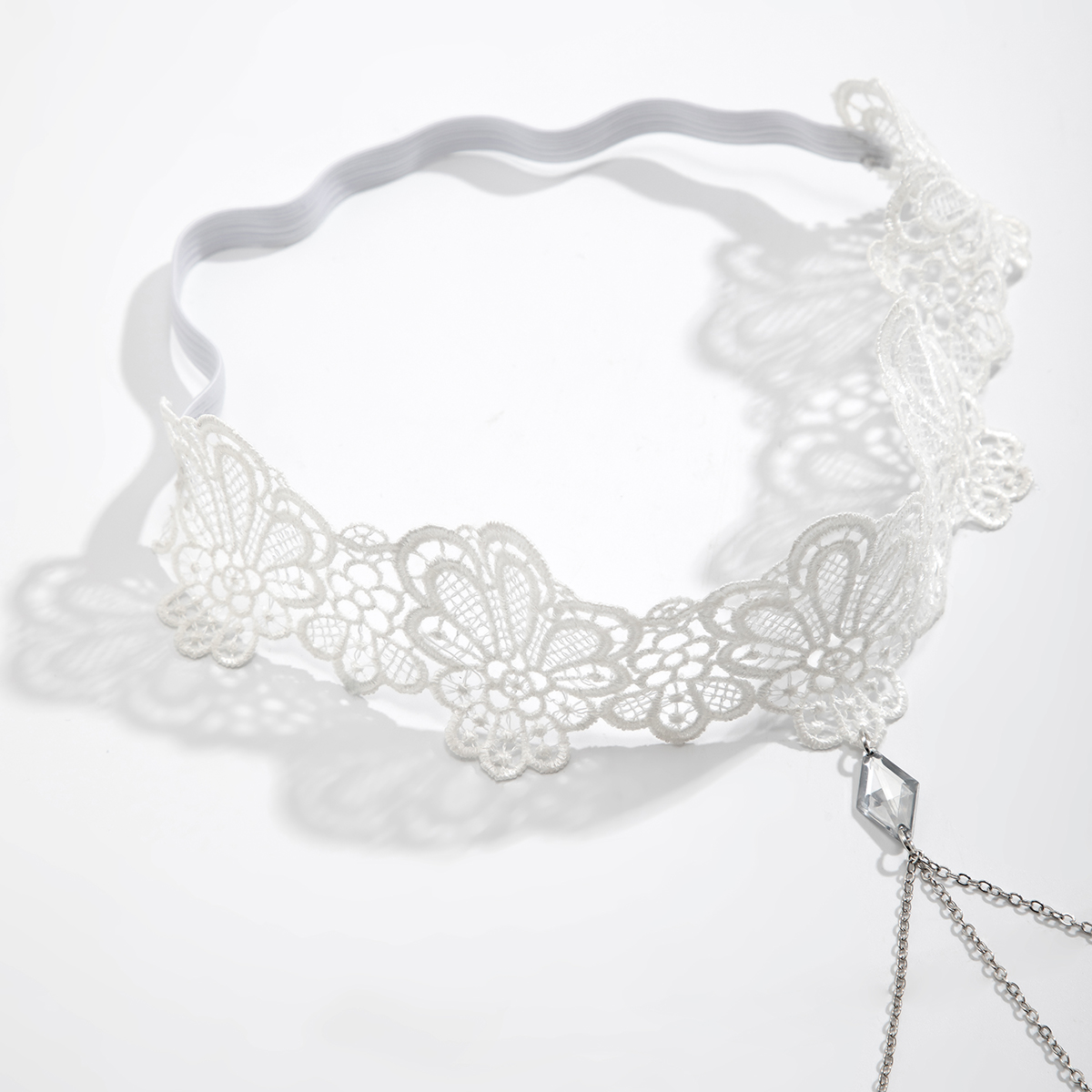 IngeSight-Gothic White Lace Ca - Body Chain Jewelry avaliação e preço
