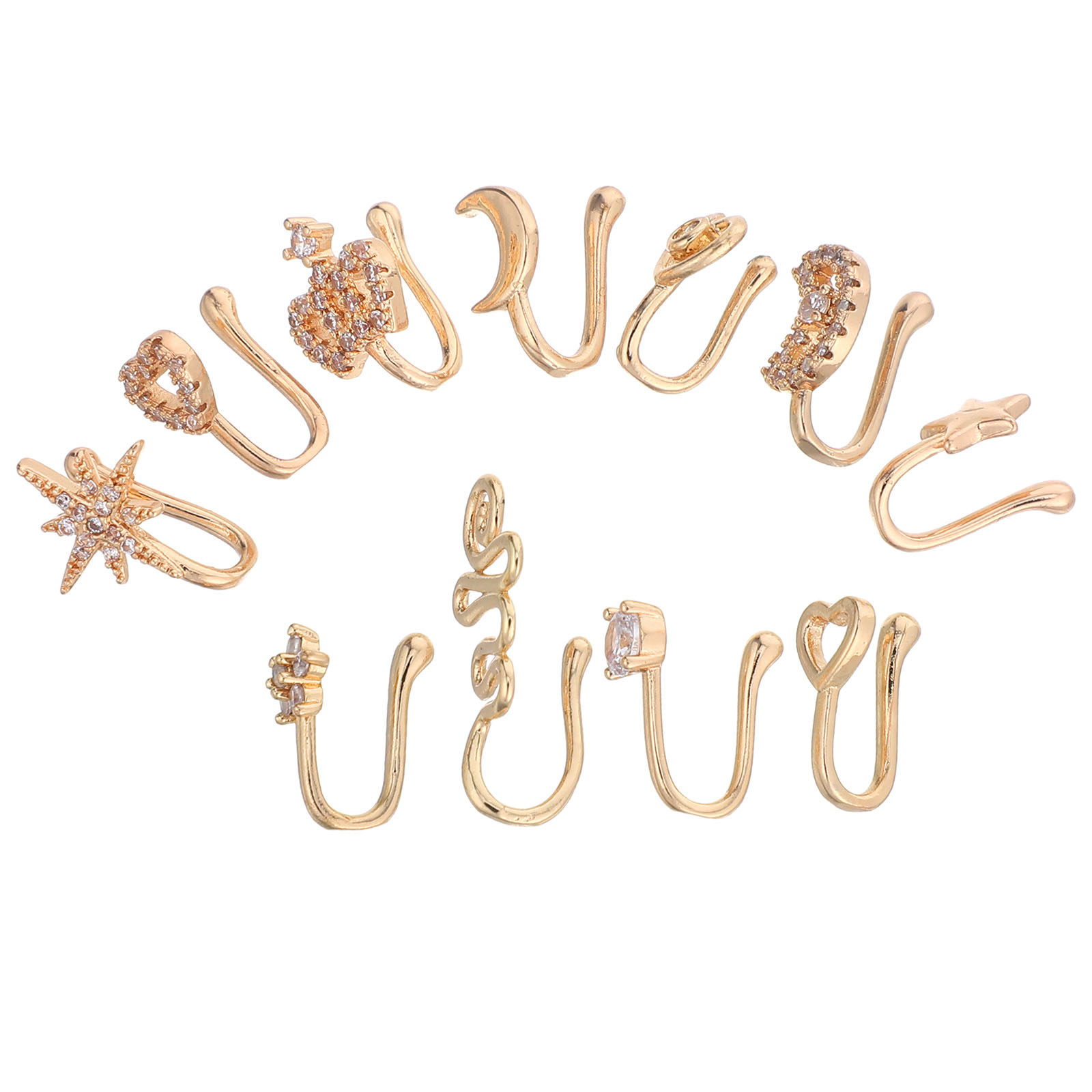 11 peças de joias para o nariz - Body Jewelry For Sensitive Skin avaliação e preço