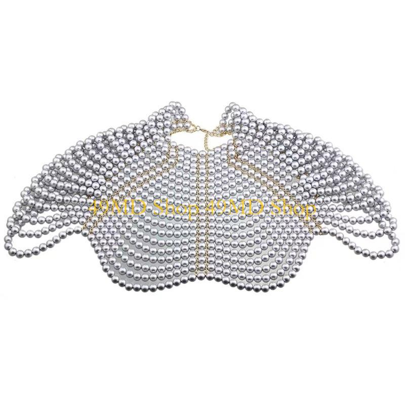 49MD Mulheres elegantes xale m - Body Chain Jewelry avaliação e preço