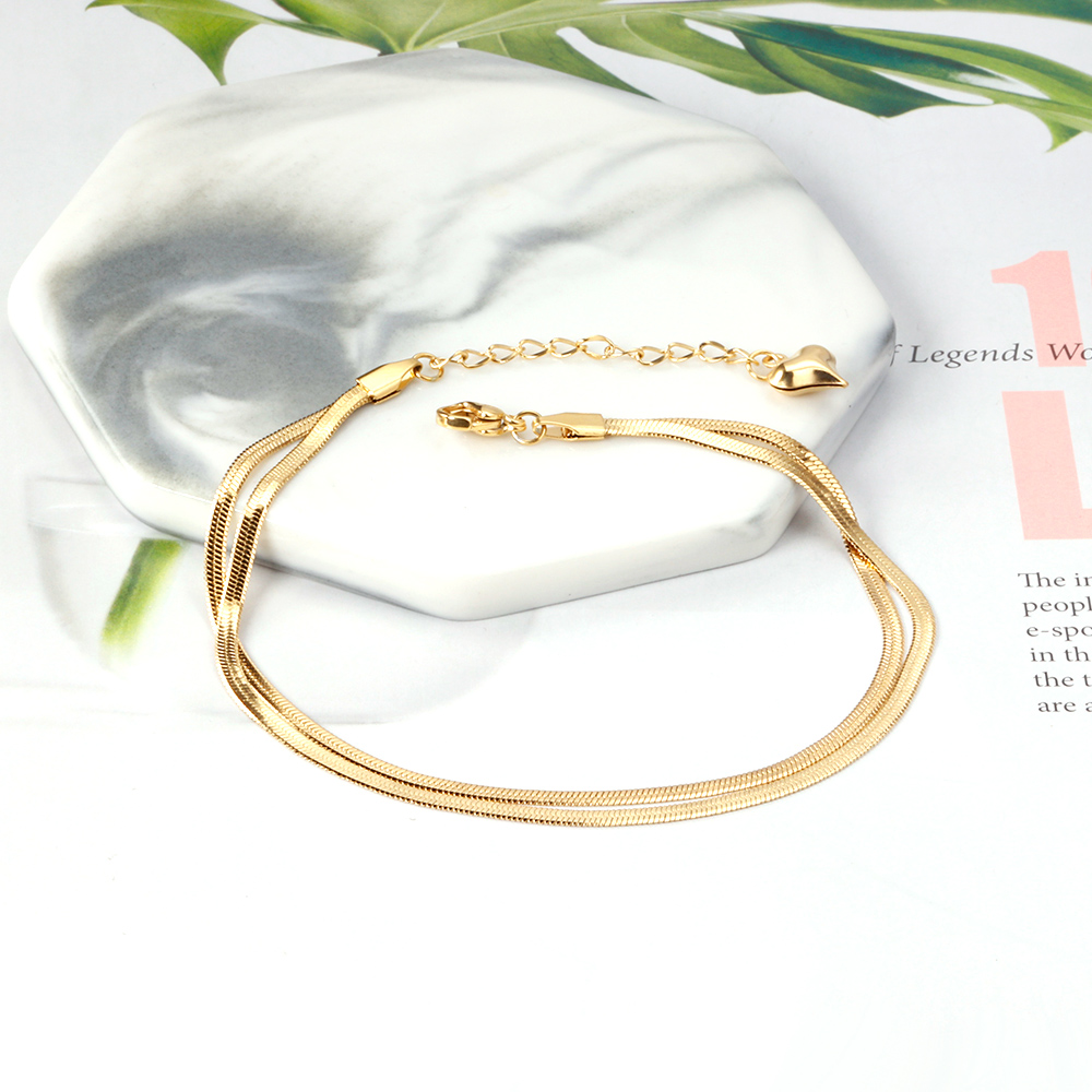 Luxusteel moda dupla plana cob - Body Jewelry Leg Chain avaliação e preço