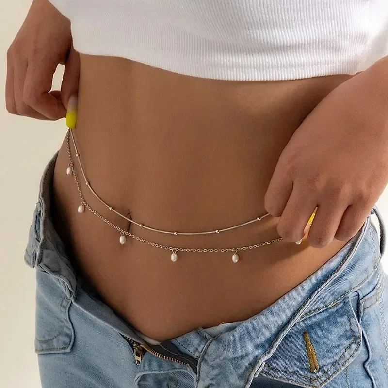Novo charme sexy dupla camada  - Body Chain Jewelry avaliação e preço