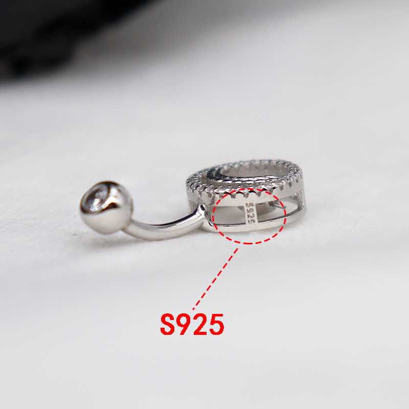 Piercing umbigo prata 925 prat - Body Jewelry Good Quality avaliação e preço