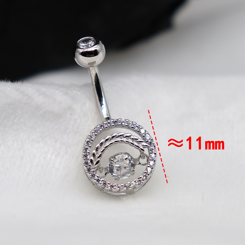 Piercing umbigo prata 925 prat - Body Jewelry Good Quality avaliação e preço