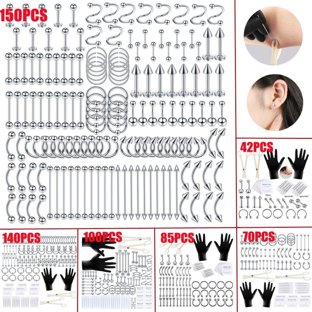 Kit de Piercing Corporal com 1 - Body Jewelry Lip Ring avaliação e preço