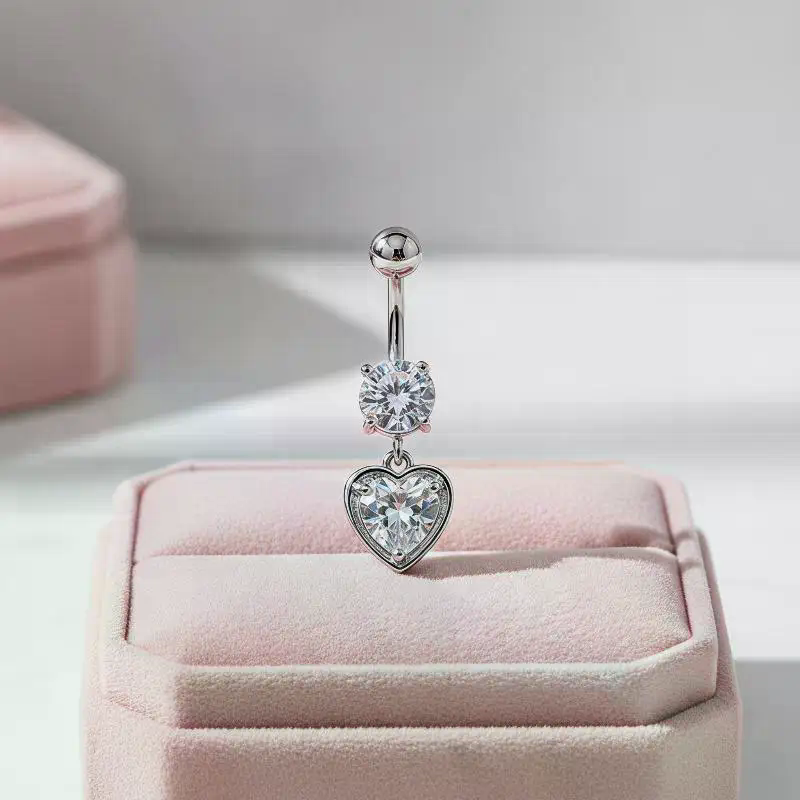 Anel de Umbigo Curvo com Motiv - Body Jewelry For Sensitive Skin avaliação e preço