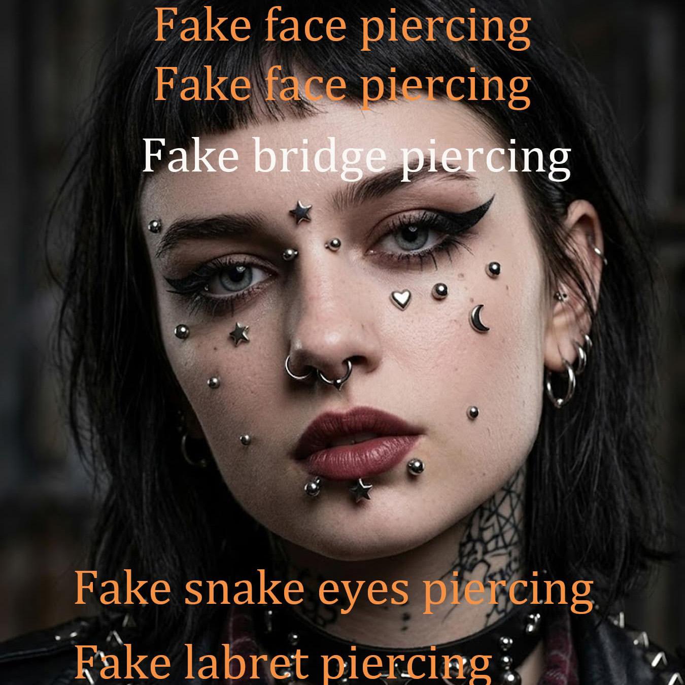 Piercings Falsos Adesivos: Pie - Body Jewelry Nose avaliação e preço