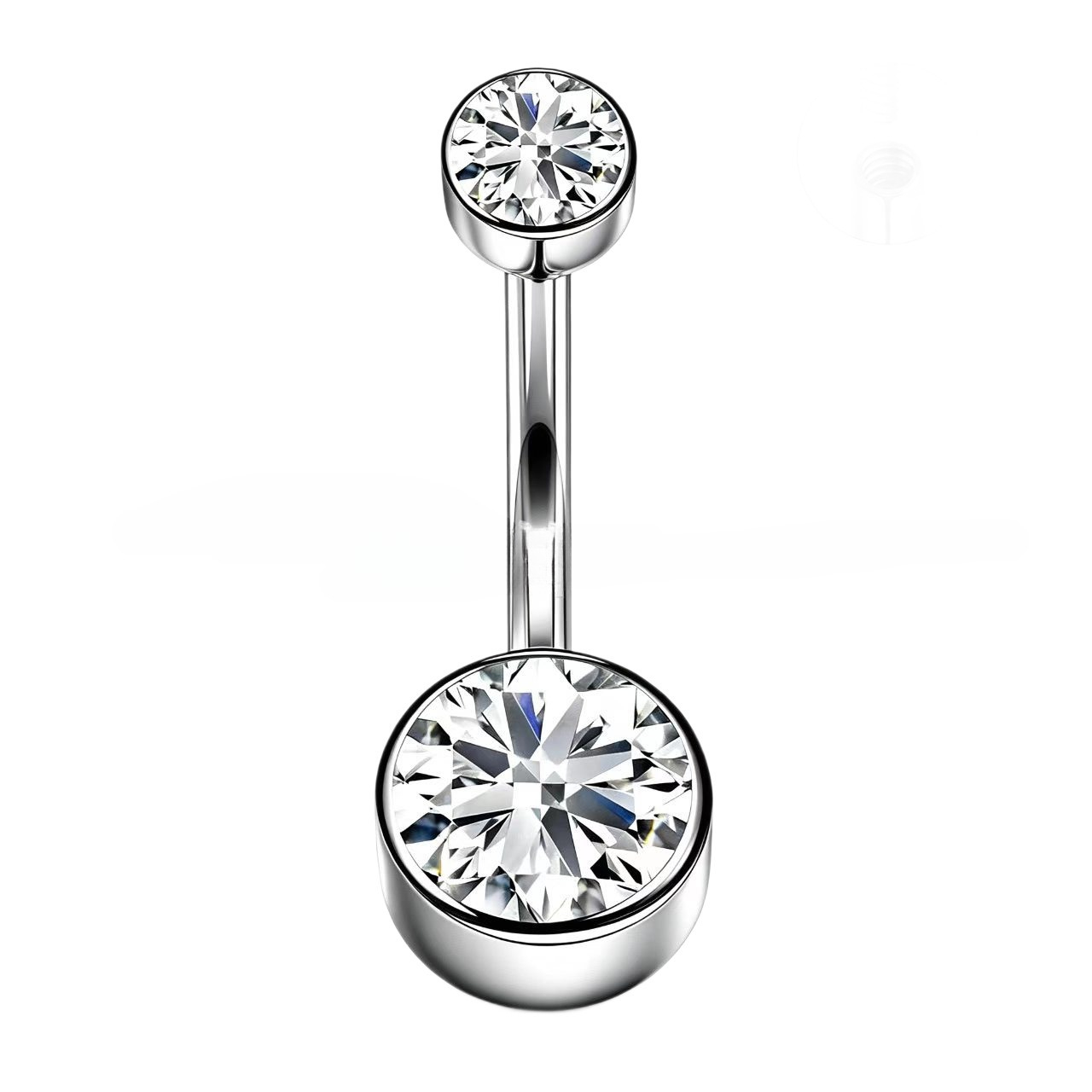 1 peça Piercing de Umbigo Hipo - Body Jewelry For Sensitive Skin avaliação e preço