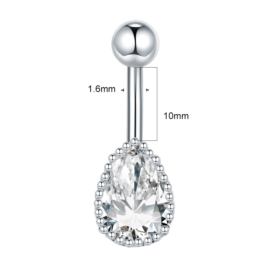    1pc piercing de umbigo par - Belly Bar Titanium avaliação e preço
