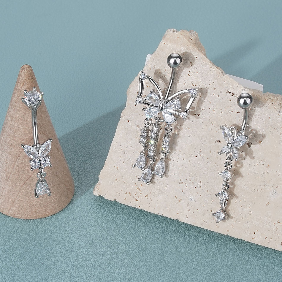    1pc piercing de umbigo par - Belly Bar Titanium avaliação e preço