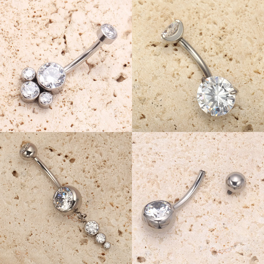 Piercing de Umbigo Hipoalergên - Body Jewelry For Sensitive Skin avaliação e preço