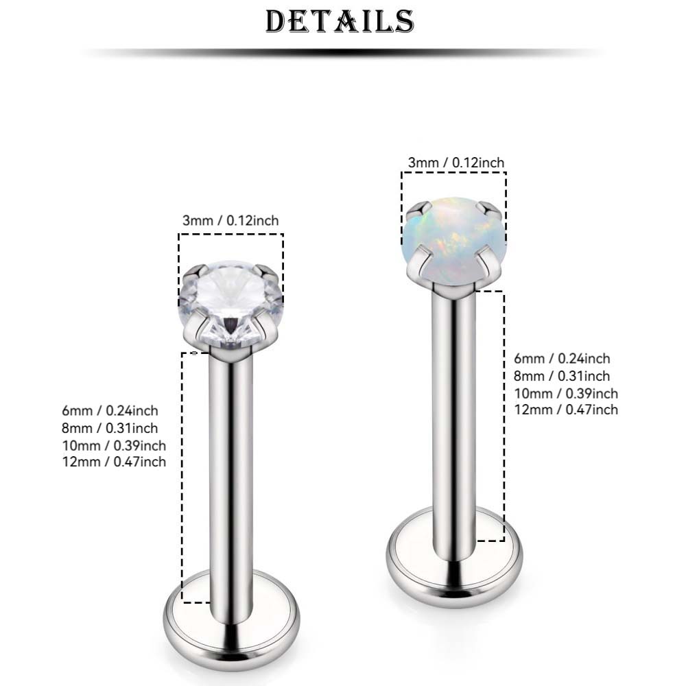 Anéis de nariz de aço inoxidáv - Body Jewelry For Sensitive Skin avaliação e preço