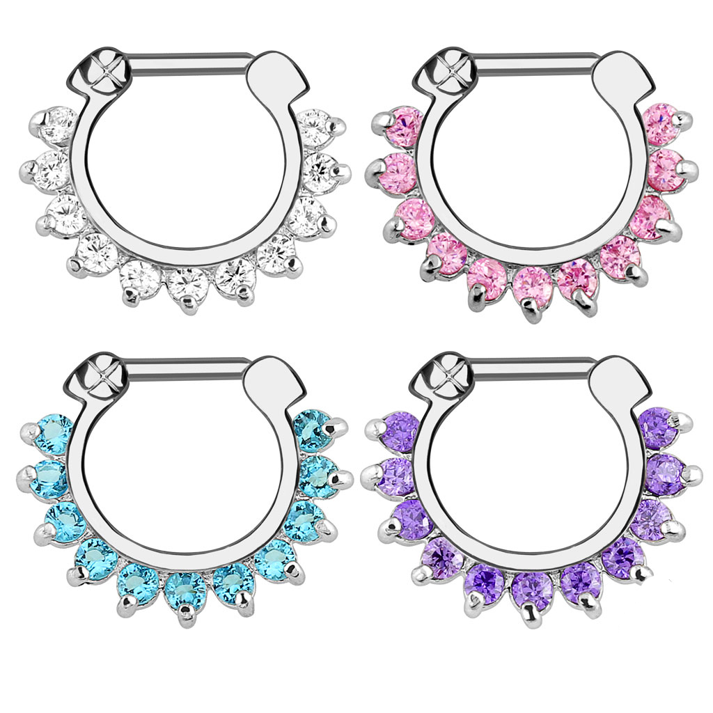 1 peça de argola de septo nasa - Body Jewelry Nose avaliação e preço