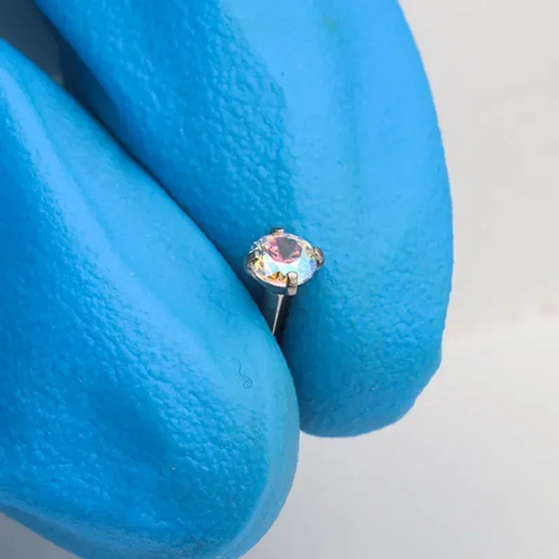 1 peça piercing de titânio g23 - Belly Bar Titanium avaliação e preço