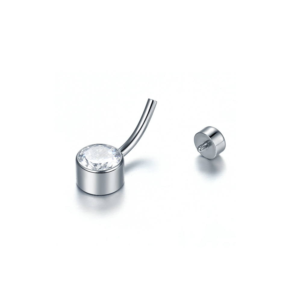 Anel de umbigo de titânio, 5/1 - Belly Bar Titanium avaliação e preço