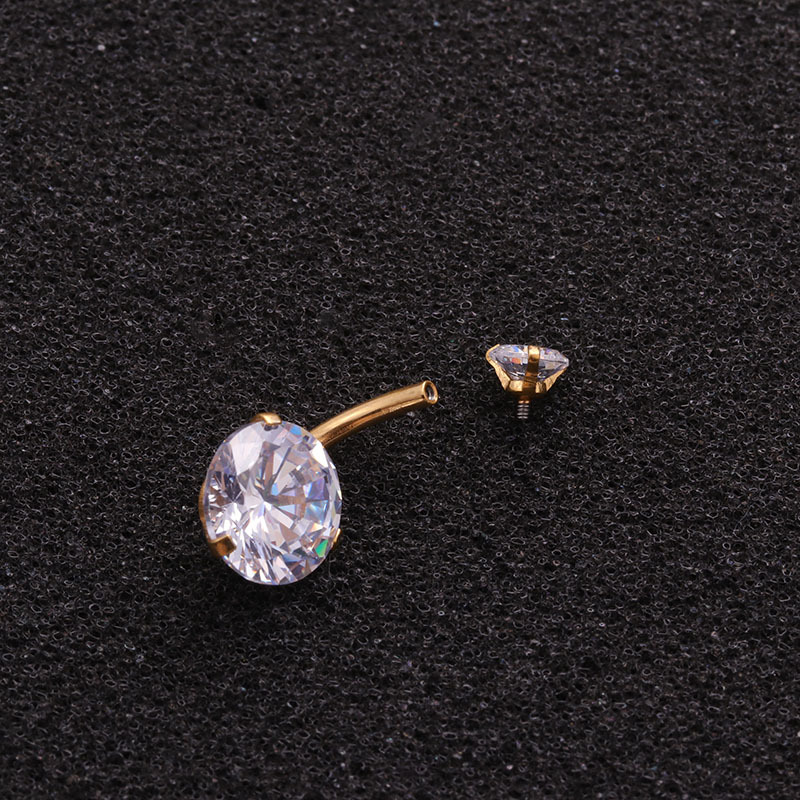 Piercings de Umbigo 14G em Aço - Body Jewelry For Sensitive Skin avaliação e preço