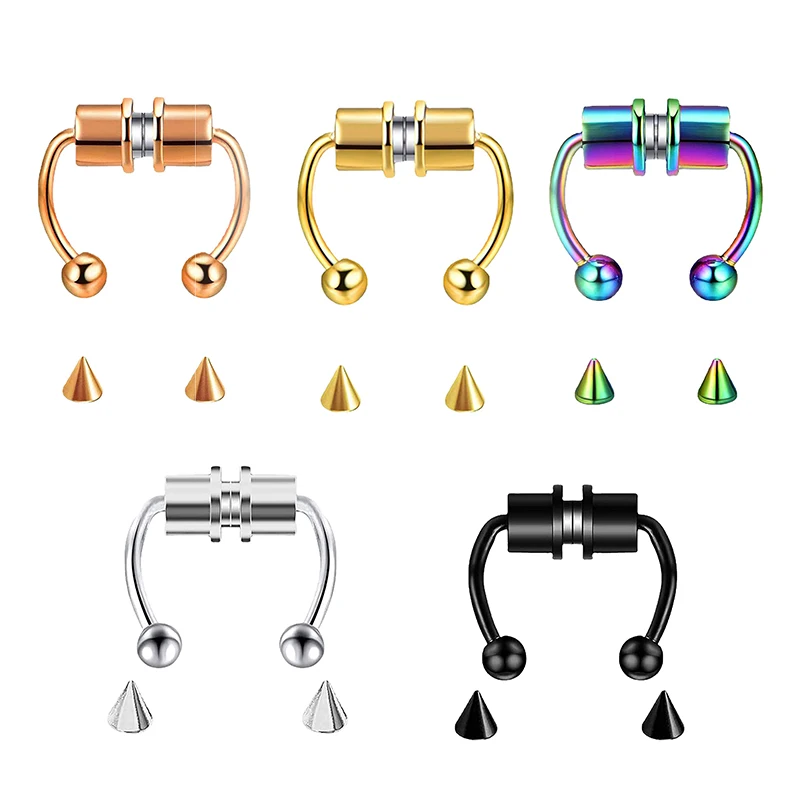 Piercing falso anel de nariz a - Body Jewelry Nose avaliação e preço