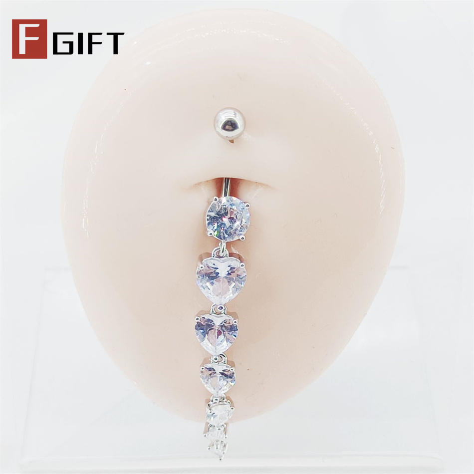 Piercing de Umbigo Curvo em Ti - Belly Bar Titanium avaliação e preço