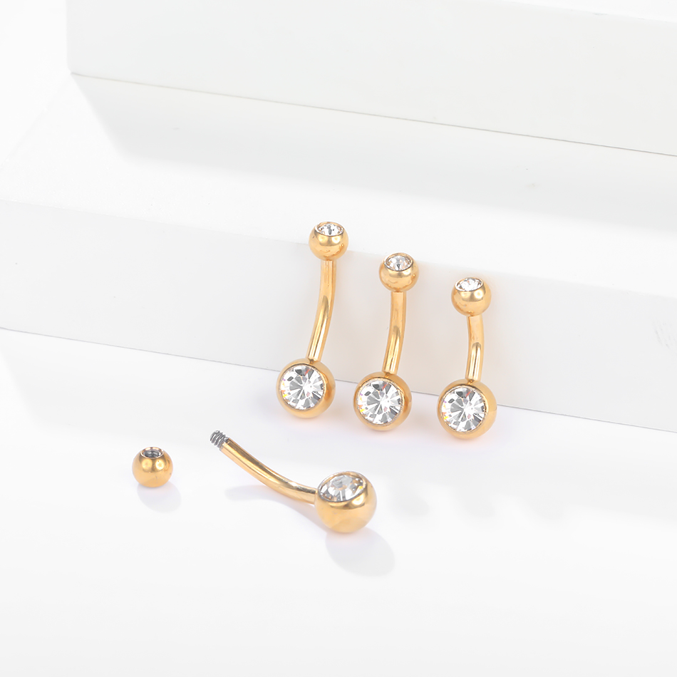 10 pçs/lote g23 titânio umbigo - Belly Bar Titanium avaliação e preço