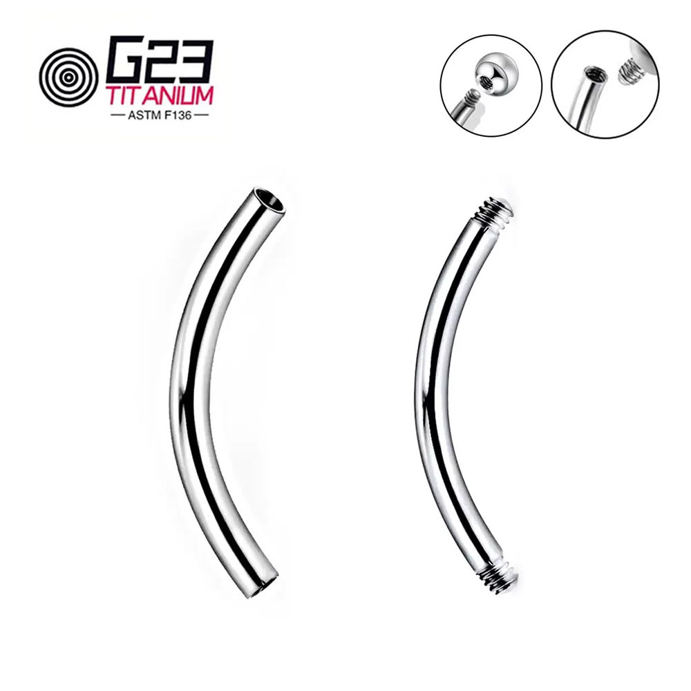 Atacado 5/10/50 peças g23 barr - Belly Bar Titanium avaliação e preço