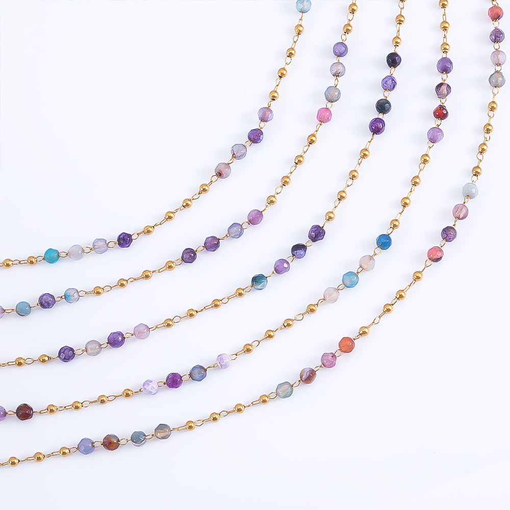 0.5m 1m de aço inoxidável colo - Body Chain Jewelry avaliação e preço