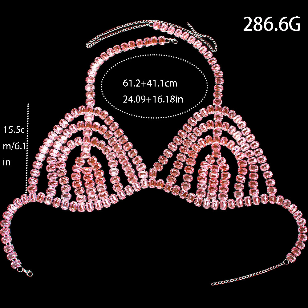 Stonefans-Exagerado Sutiã de C - Body Jewelry Good Quality avaliação e preço
