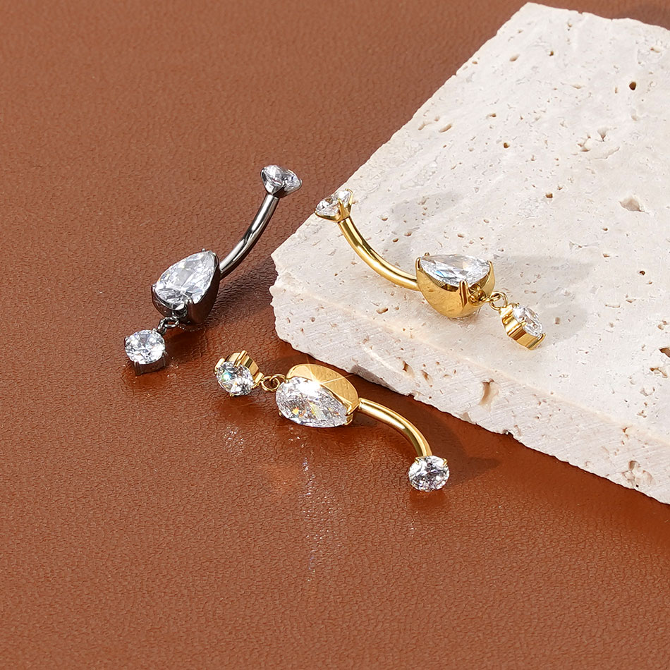 1/5 pçs titânio cristal zircão - Belly Bar Titanium avaliação e preço