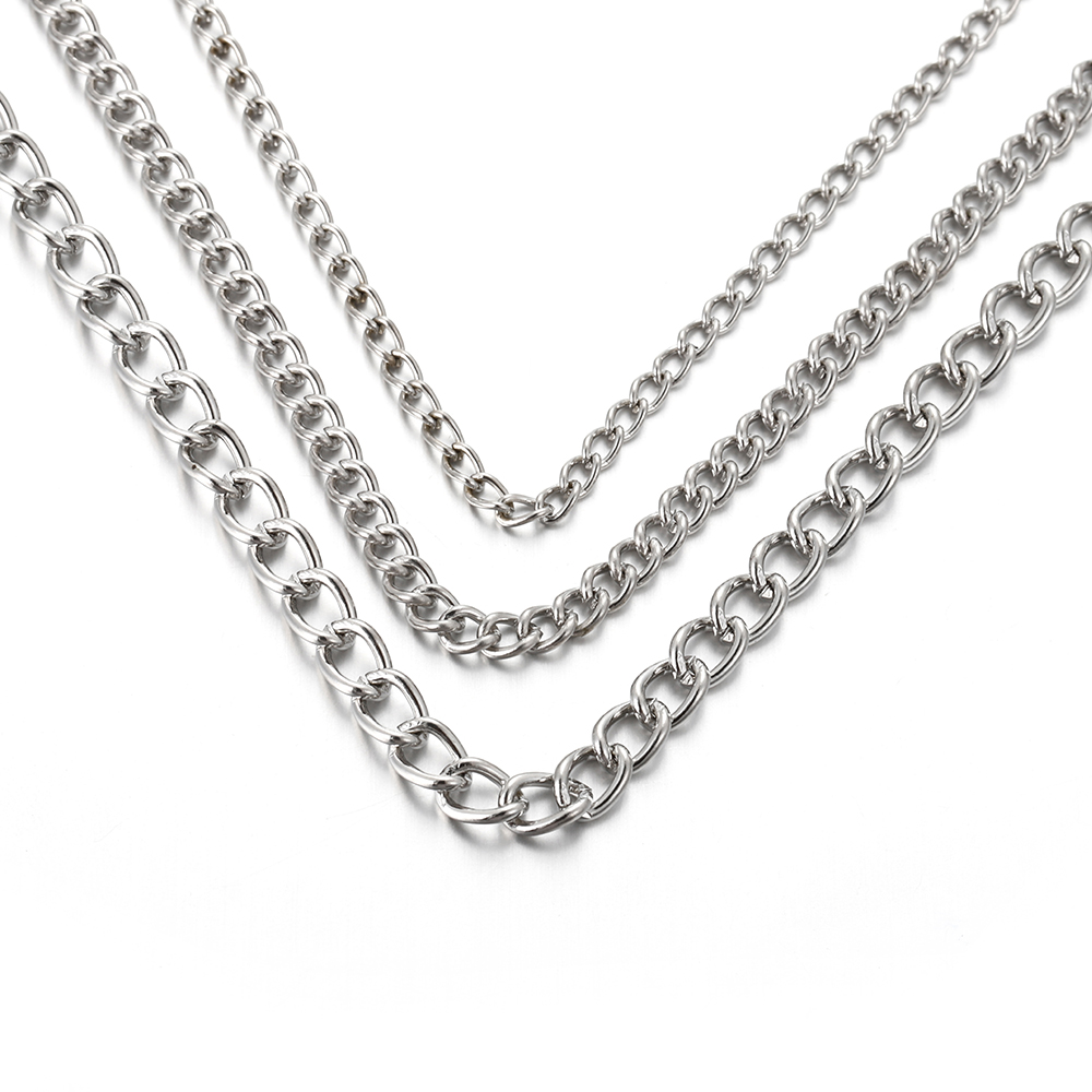 Corrente Fina de Metal Oval Pl - Body Chain Jewelry avaliação e preço