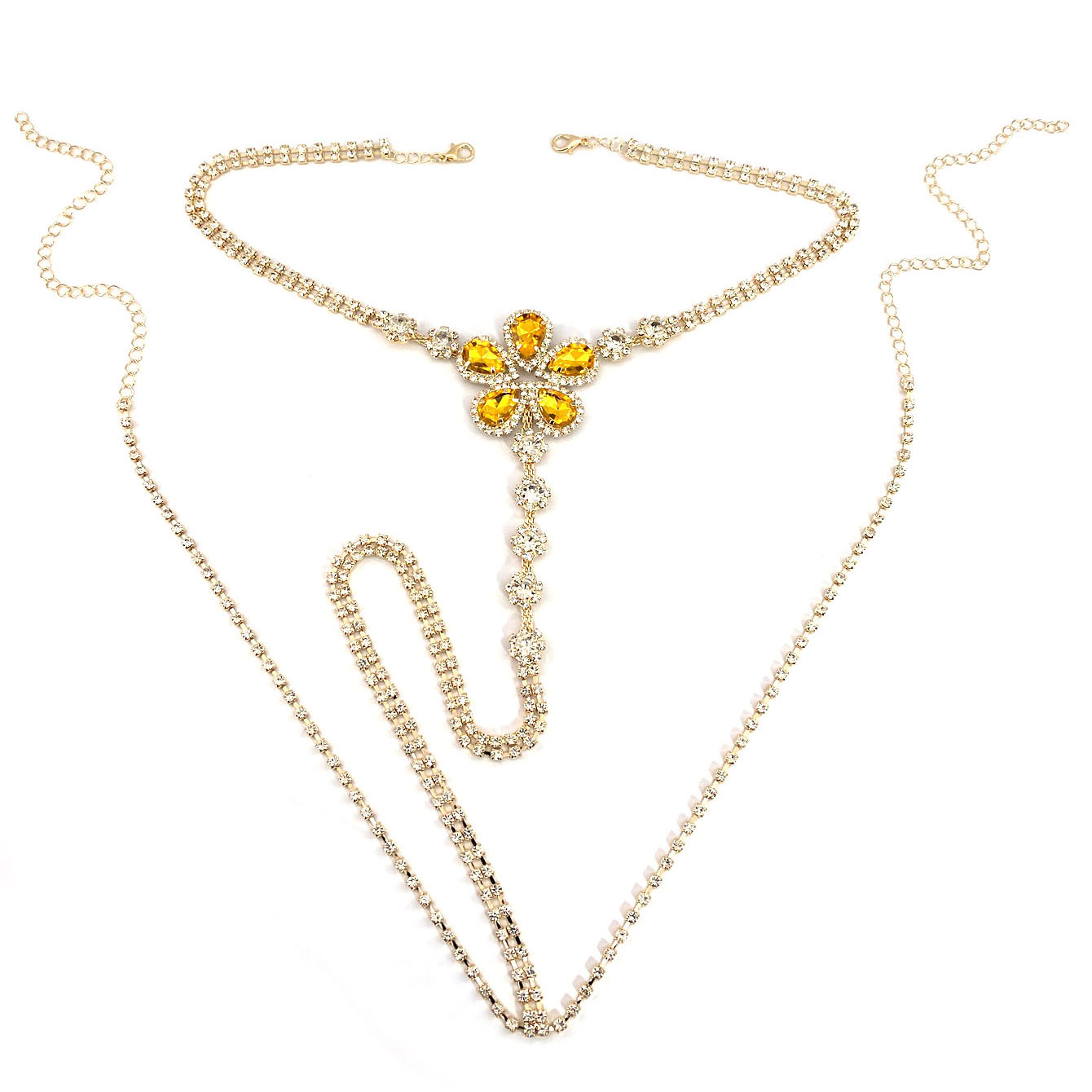 1pc em forma de flor sexy stra - Body Chain Jewelry avaliação e preço