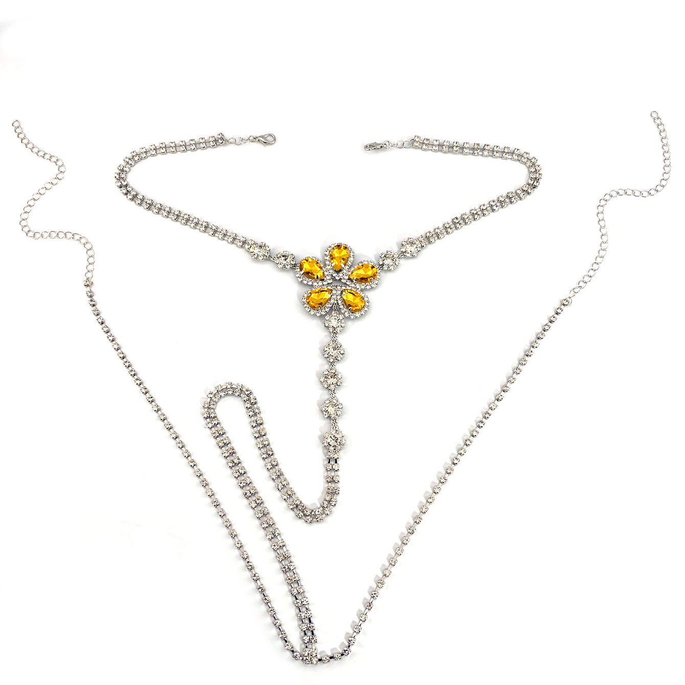 1pc em forma de flor sexy stra - Body Chain Jewelry avaliação e preço