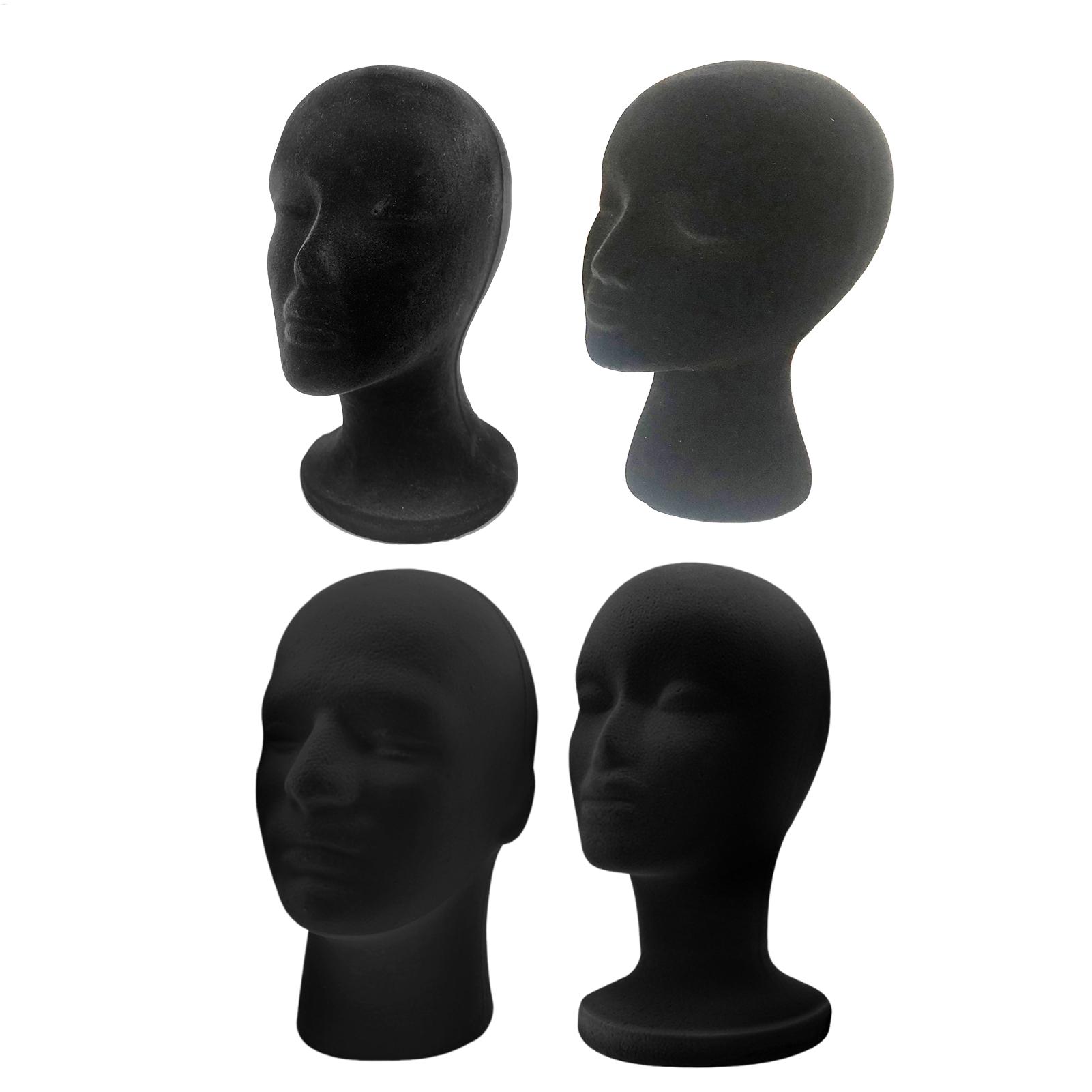 Cabeça de manequim preto espum - Body Jewelry Display Ideas avaliação e preço