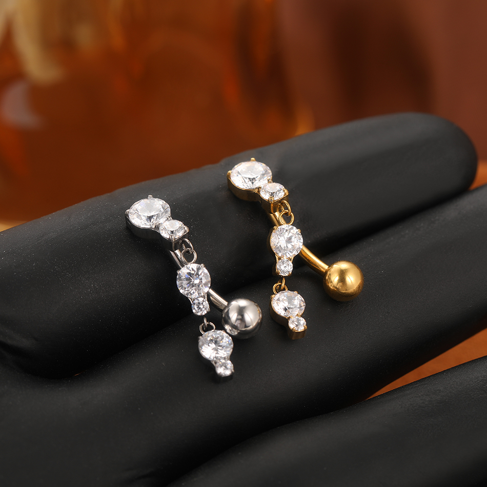 1/5 pçs barra invertida de tit - Belly Bar Titanium avaliação e preço