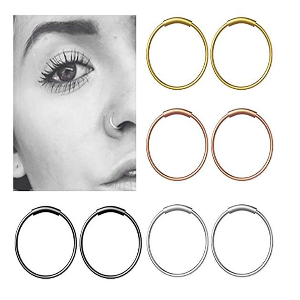 3 peças/lote Argolas Contínuas - Body Jewelry Lip Ring avaliação e preço